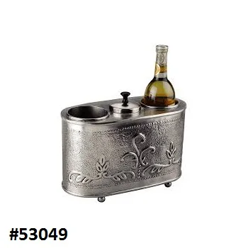 Metal Aluminium Wine Holder Tabletop Center Decorative Wine Holder