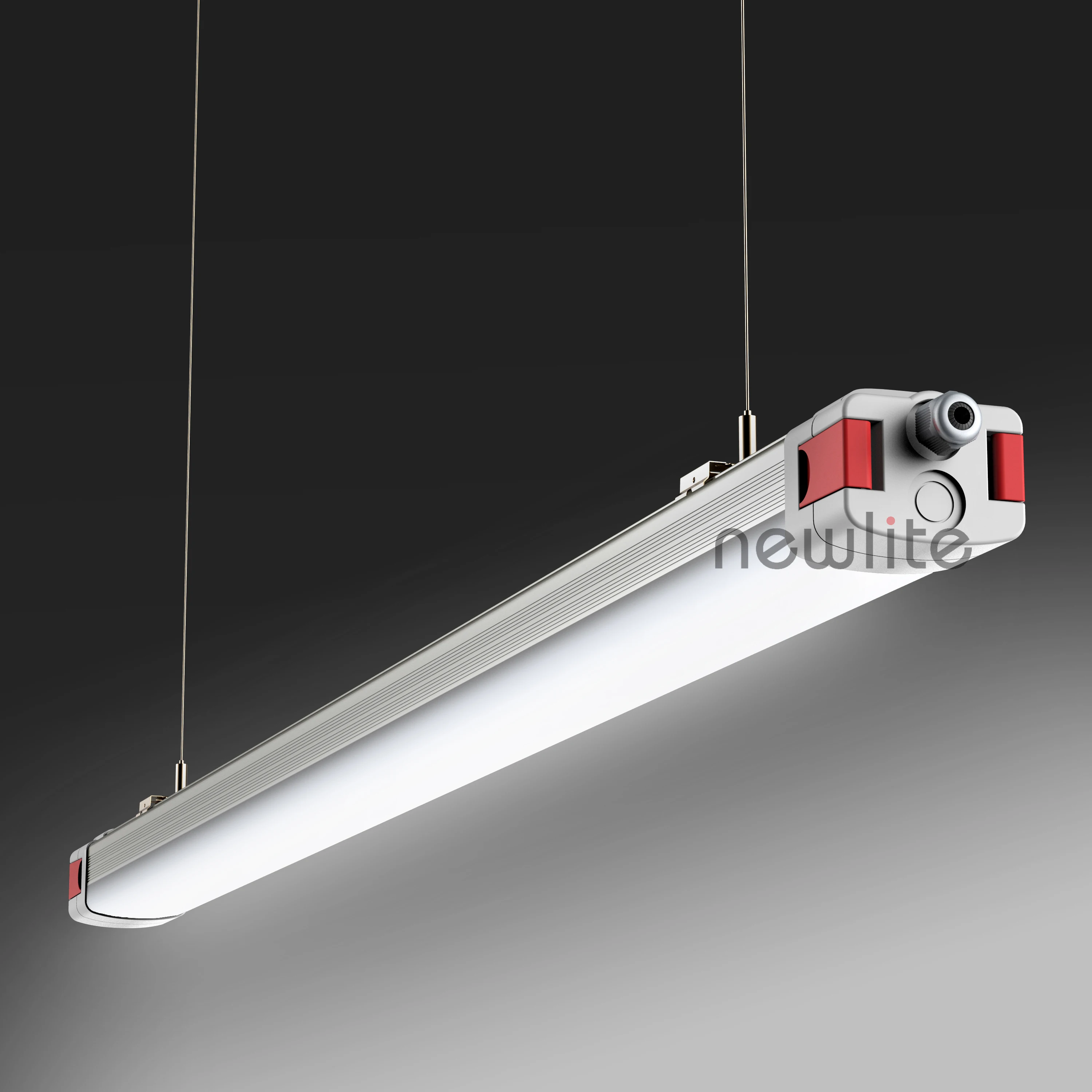 
linear led light 150lm/w with Tridonic driver 80w ip65 IP69K IP66 EMERGENCY led tri-proof light TRIPROOF LIGHT LED BATTEN 