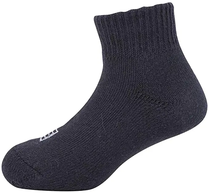 
180tian 10P Pack Unisex Kids Cotton Cushion Crew Low cut and No show Bed Socks Stockings 