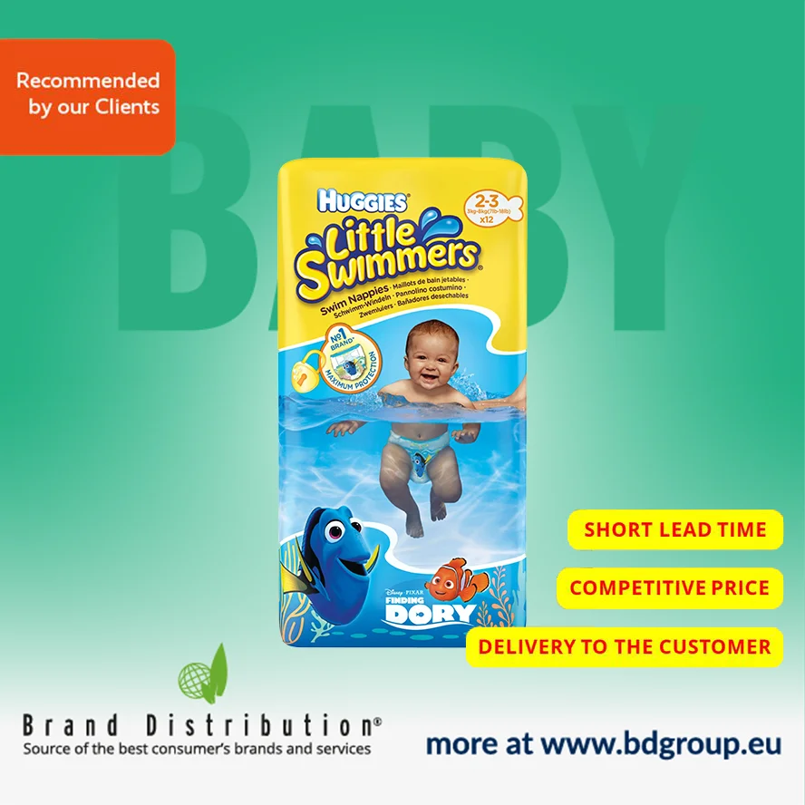 Huggies маленькие Купальники 2-3 12 шт.