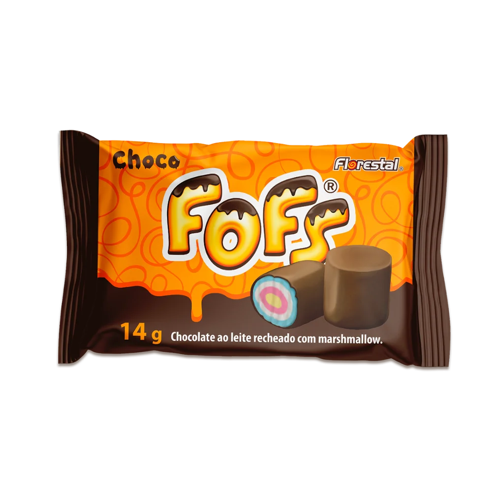 
C1030 - CHOCO FOFS Chocolate Dipped 14g x 15un x 8 displays 