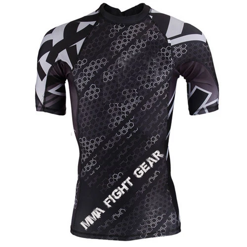 
Long sleeves polyester/Spandex blank 5,Long Sleeve MMA rashguard, Sports Shirts custom sublimated printed mens rash guard 