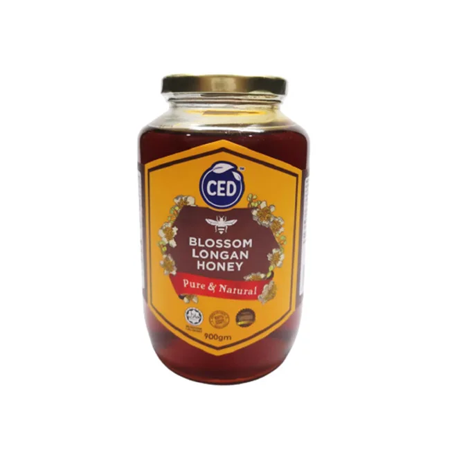Оптовая продажа седший цветок Longan чистый мед 100% натуральный пчелиный медовый Halal сертификат HACCP