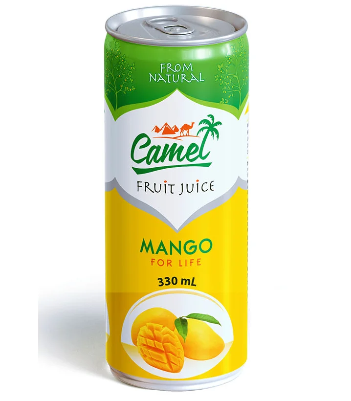 
High Quality Natural Concentrate OEM Brand Can Tinned Mango Fruit Juice 