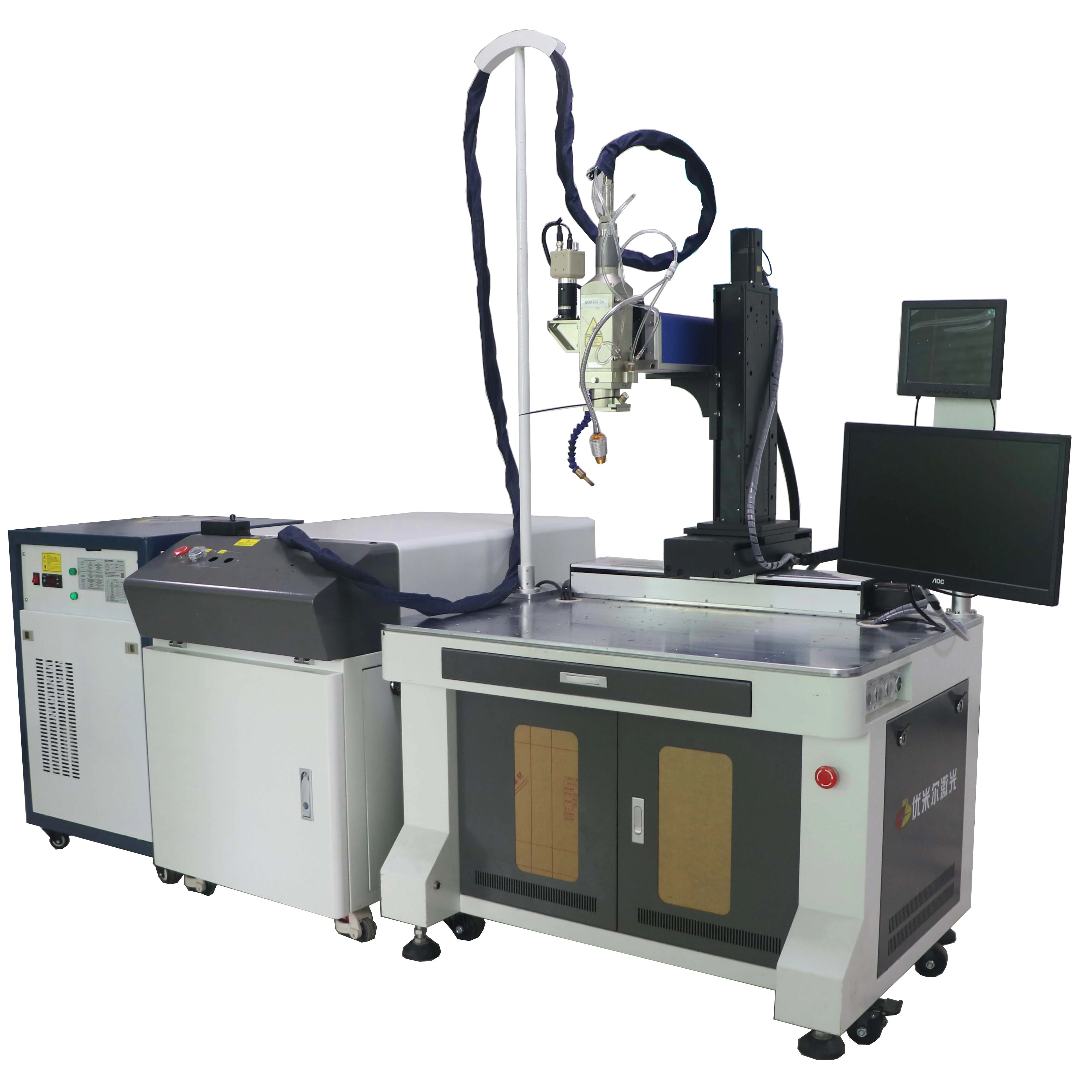1000 Вт 1500 2000 MAX JPT RAYCUS лазерный источник оптического волокна cnc XYZ и роторный четырехосевой Автоматический Лазерный Сварочный Аппарат