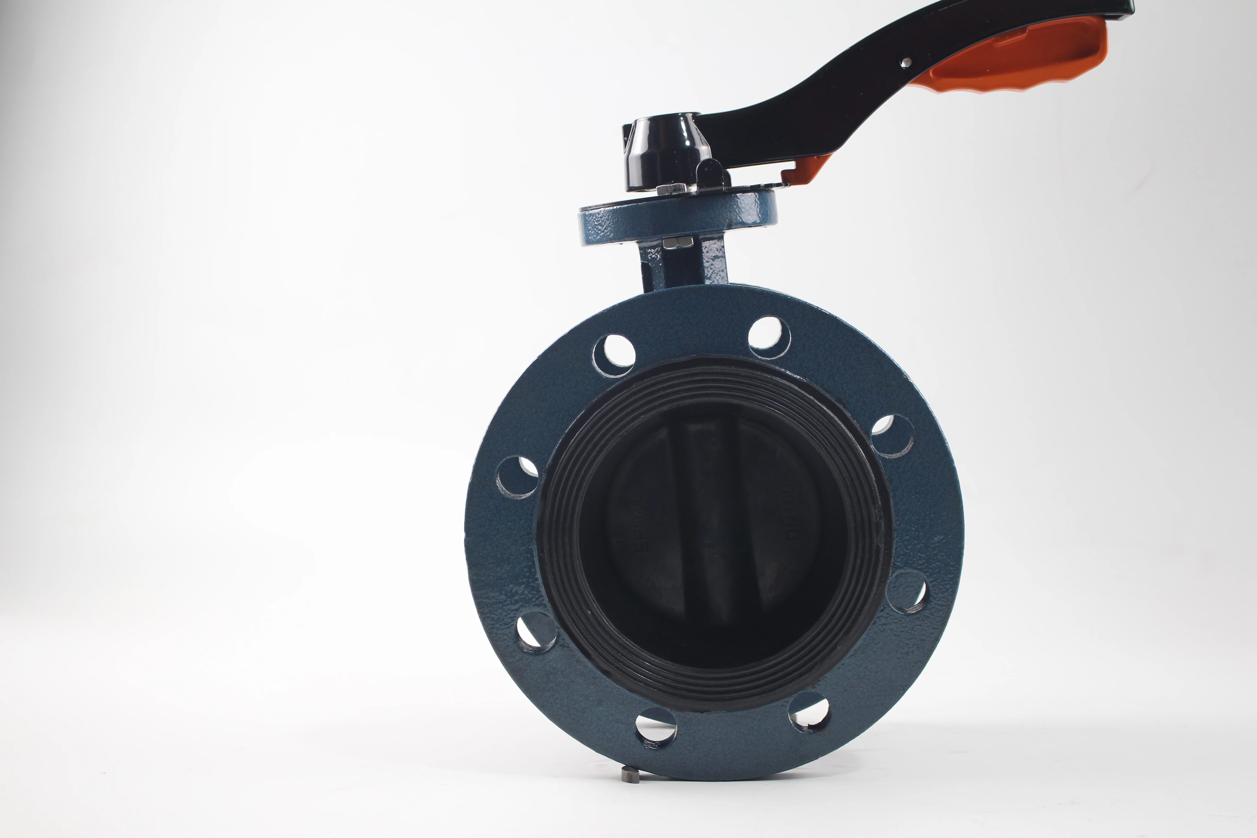 Flange Butterfly Valve Flanged Gate Valve JIS0 PN 16 EPDM Seat Manual Operation Face to Face Cast Iron Standard General 5 Pcs