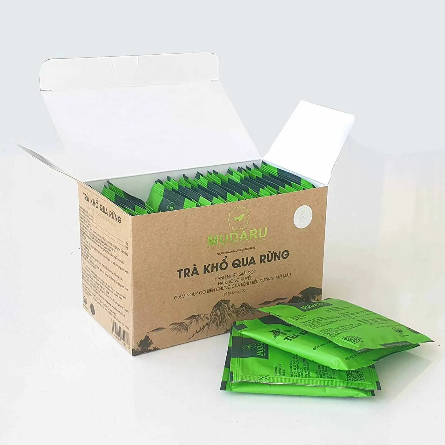 Вьетнам высококачественный лес горькая дыня 25 чайных пакетиков безопасный продукт для здоровья травяной чай с горькой дыней