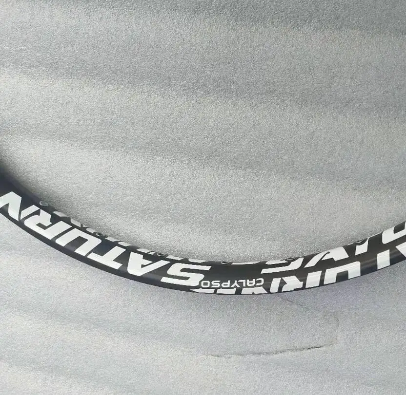 Alloy aluminum 6061 mtb Bike double wall rim with sticker with eyeletb32/36H disc brake