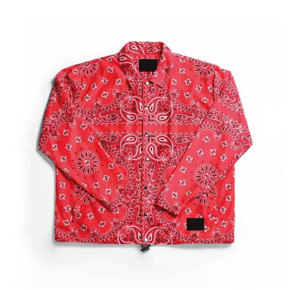 sublimation coaches Jacket Wholesale Nylon Breathable Blank Men Coaches Jacket Custom Cheap Sublimation Coaches Jackets