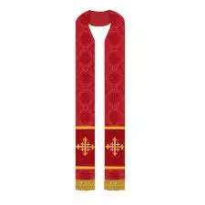 Premium Quality Priest Stoles Customized Embroidery Style Church Priest Stoles Custom Design Available