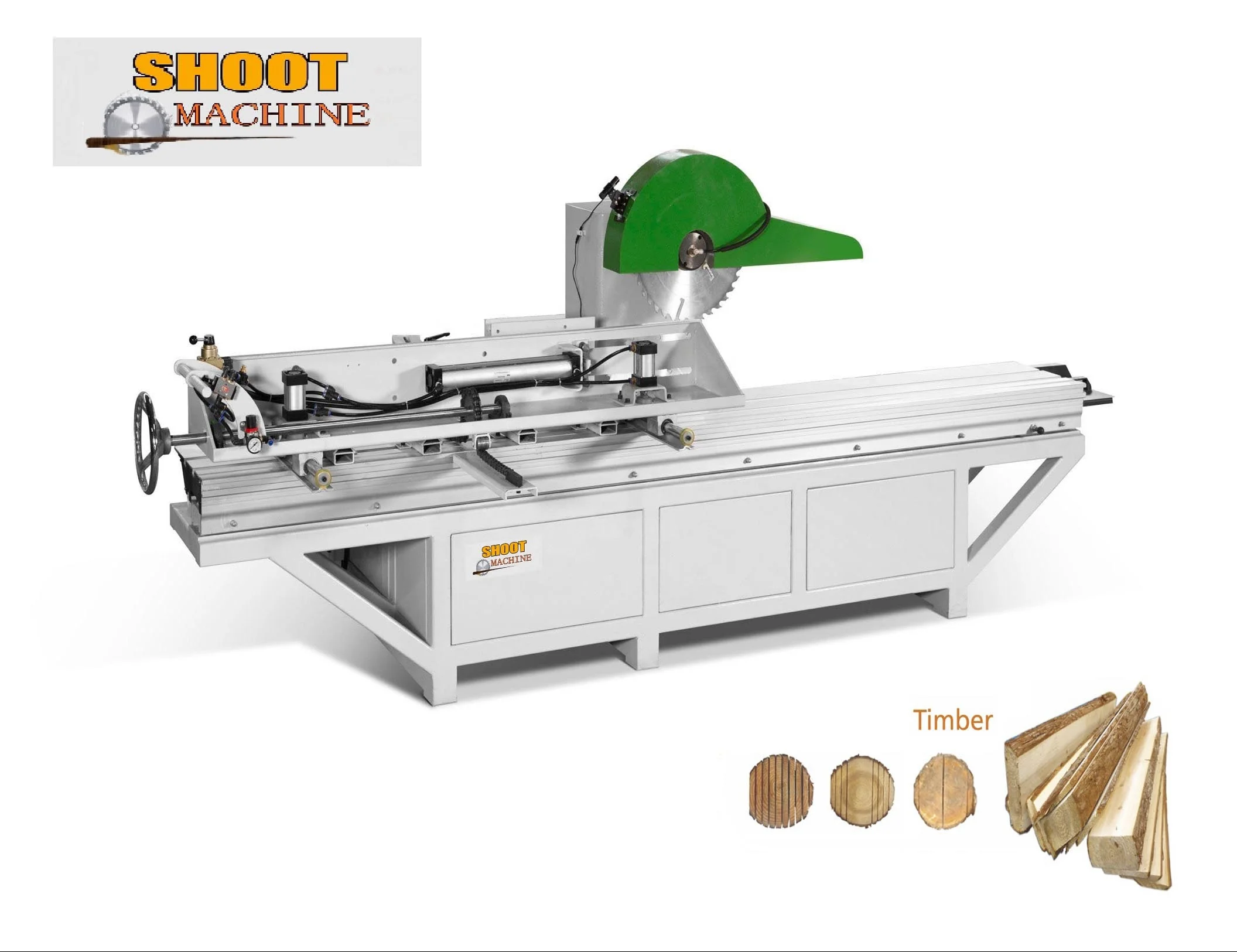 Shoot Brand Woodworking Economic Log Single Cutting Saw Machine, SHMJ3026/SHMJ3015