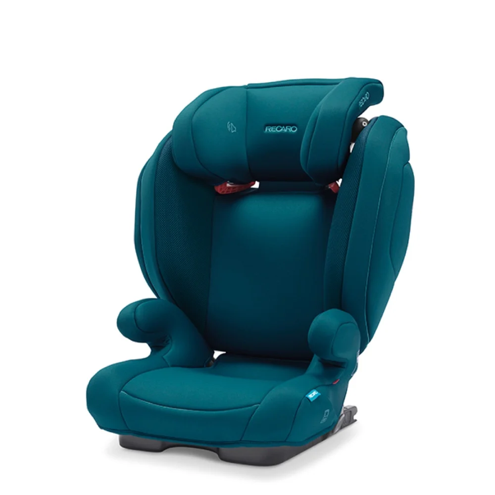 
Teal Green Baby Car Seat Recaro Monza Nova 2 Seatfix Gr. 2/3 