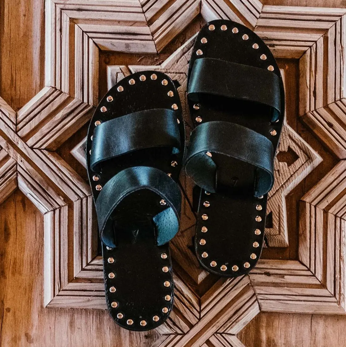 Handmade Leather Flat Sandals