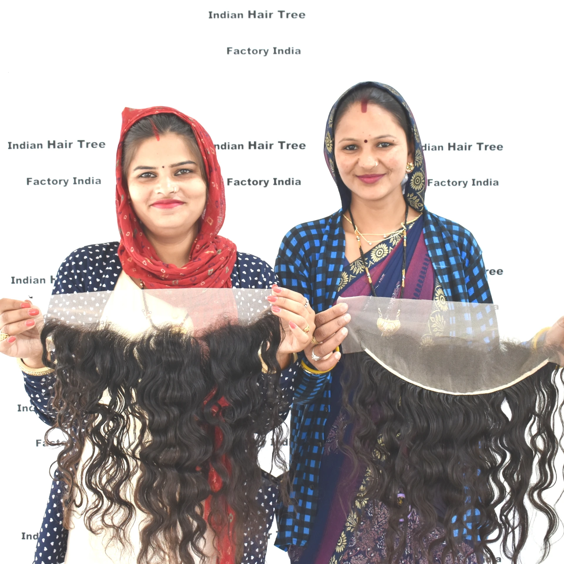 Raw virgin wavy 13*4 frontal wholesale factory price unprocessed natural quality color Cambodian Human Hair