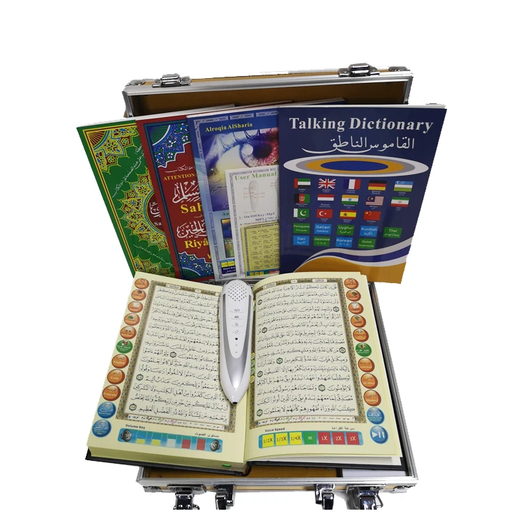 Исламский мусульманский большой Al Коран книга цифровой Коран читать авторучка говорящая авторучка Коран игроки динамик