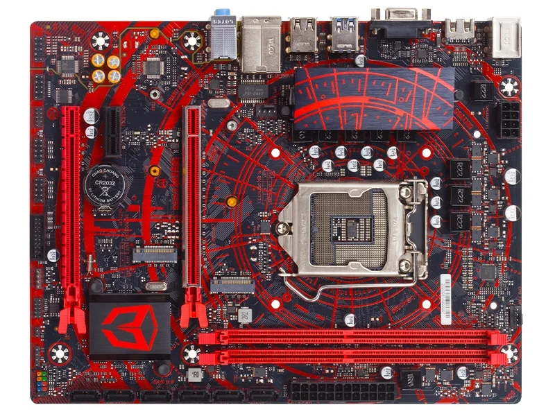  Материнская плата Maxsun MS-Milestone B460M 32 ГБ DDR4 2933 МГц два порта M.2 игровая материнская B460