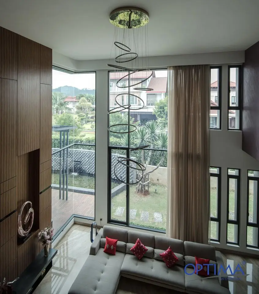  Алюминиевая стеновая панель для занавесок ламинированное стекло изолированное офисное здание алюминиевый сплав Индивидуальный размер