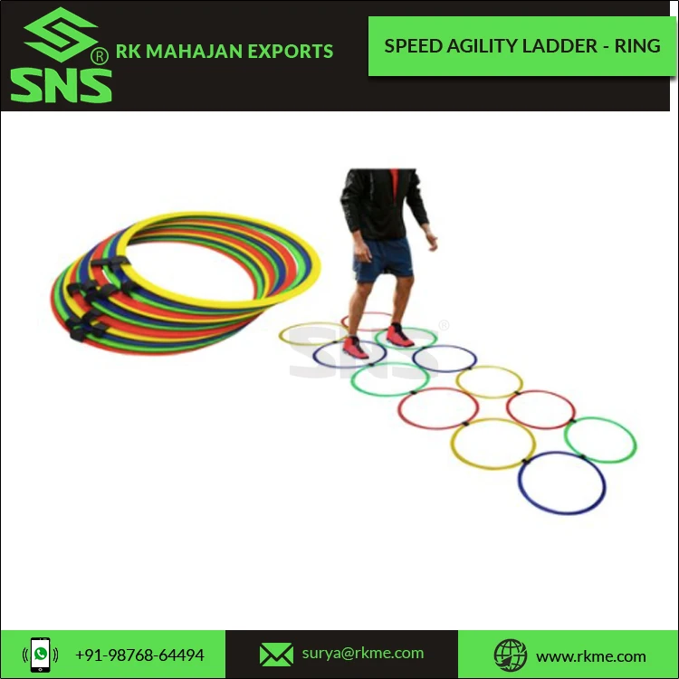 Leading Exporter of High Quality Speed and Agility Training Ladders Set of 12 Flat Rings