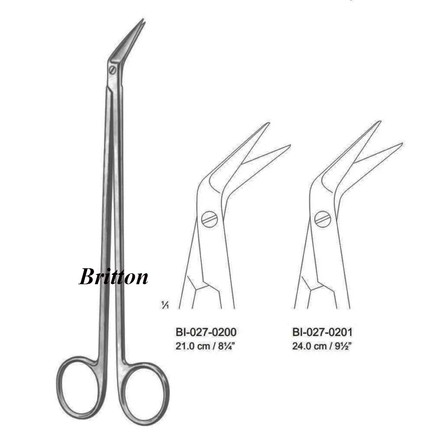 HIGH QUALITY VASCULAR SCISSOR POTTS DE MARTEL 21 CM