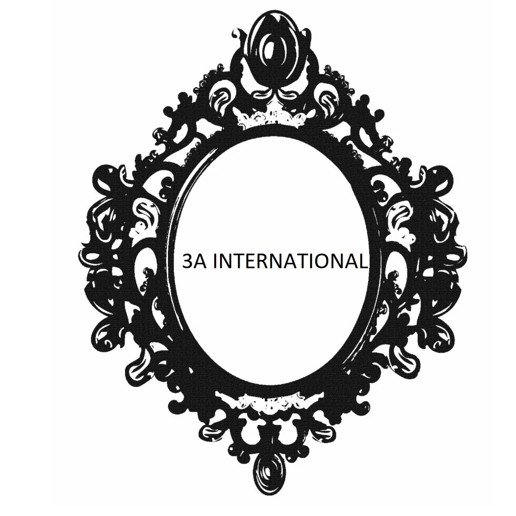 Antique Design Customized Shape and Size Gold Plated Wall Mirror Wall Mounted Mirror For Home Decoration