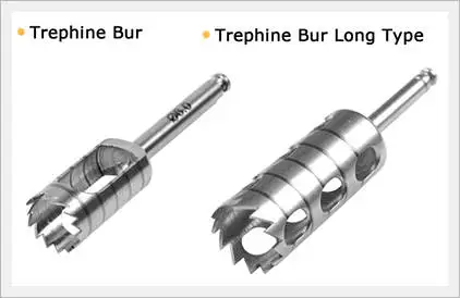 Sanguine Dental Trephine Bur for Teeth treatment Dental Implant Instruments Tissue Punch Kit With Autoclavable Bur Holder