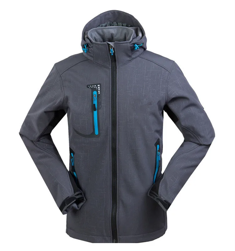 Soft Shell Tactical Jacket For Men Wholesale Waterproof Windbreaker Outerwear Solid Colors New Design Soft Shell Jacket