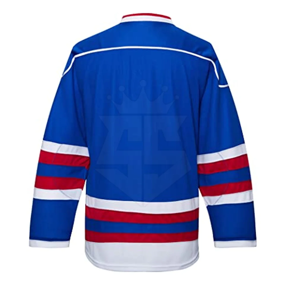 100% Polyester Team Breathable Field Hockey Jersey Men Sublimation Ice Hockey Uniform