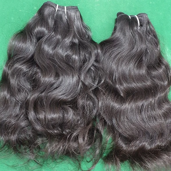 South Indian Factory Direct Smooth Silky Straight Human Hair Bundles Raw Indian Hair with Pre-Bonded Tape Style Factory Prices