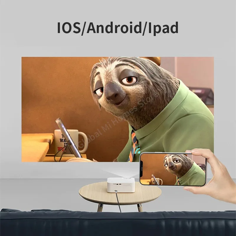 Wanbo x1 4k bluetooth pico кино все в одном наружный проектор для домашнего кинотеатра светодиодный мини карманный