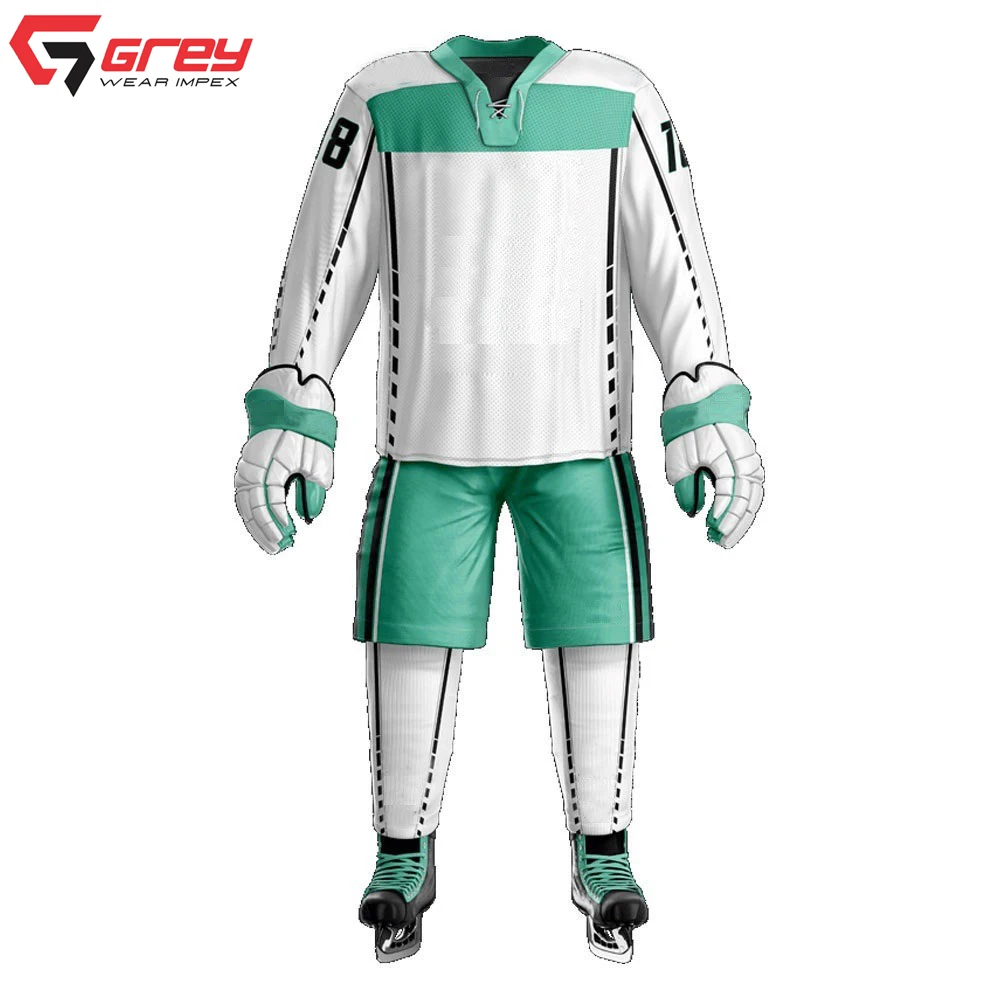 Форма для хоккея с длинными рукавами унисекс форма шайбой дизайн на заказ