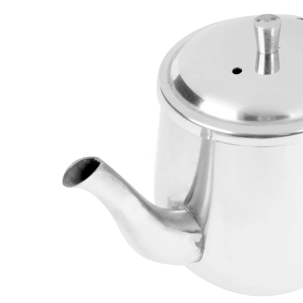 Stainless Steel 10 Oz Gooseneck Milk Tea Pot