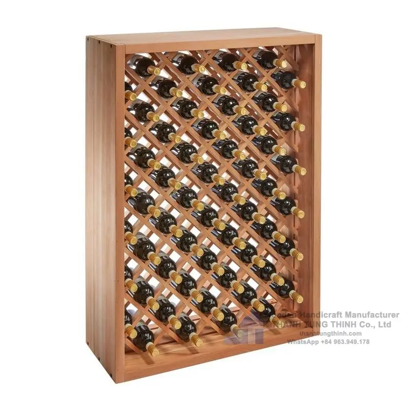 Wooden wine display rack wine holder bottle wine racks for wholesale WhatsApp: +84 961005832