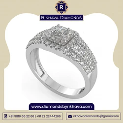 Buy Online 10K White Gold Diamond Rings Available In Gift Packaging With Good Price