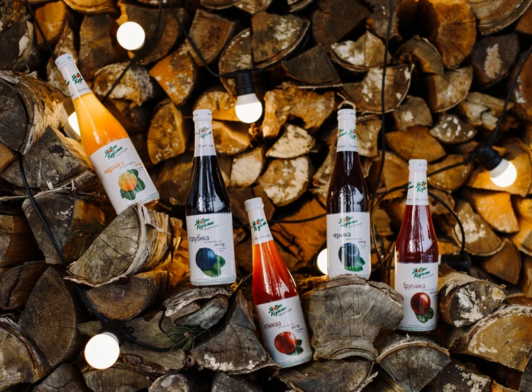 Top quality 100% natural blueberry nectar in glass bottles, wholesale soft drinks