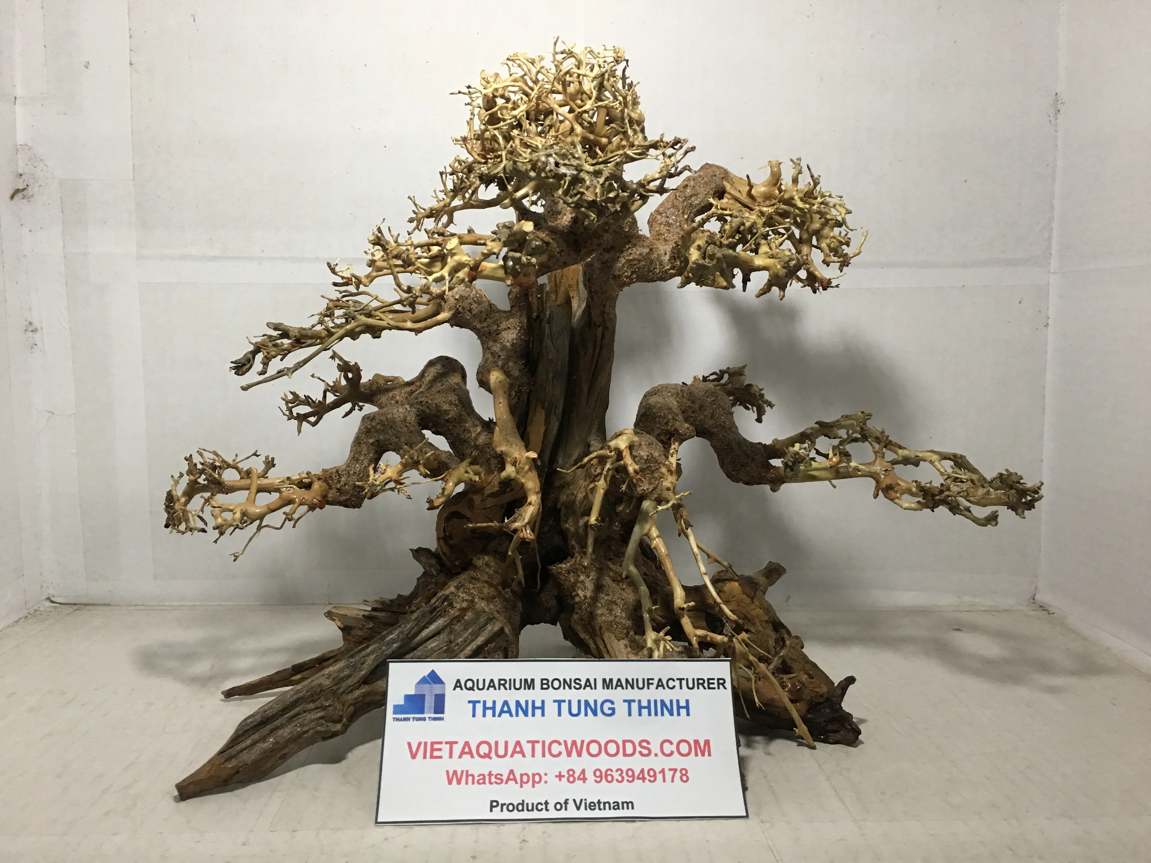 New products Bonsai Driftwood Mangrove Root and Driftwood for Aquarium Decorations WhatsApp: +84 961005832