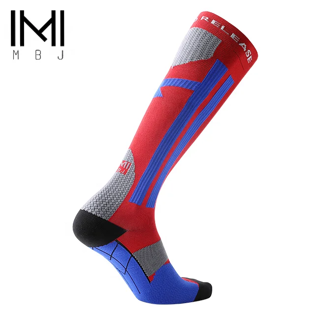 Fashion design compression socks for baseball men