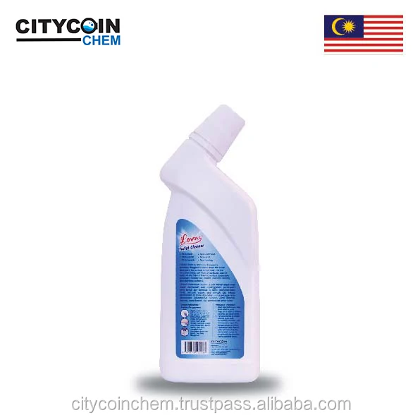 Eco Friendly Toilet Cleaner Detergent Wash Toilet Bowl and Bathroom Clear Blue Liquid Fresh Smell