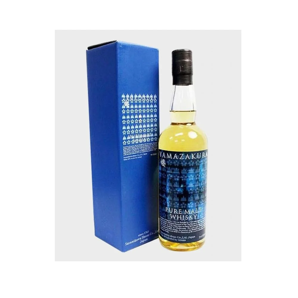 High Quality Distilled Bottle Packaging Single Malt Pure Whisky Type Yamazakura Pure Malt Whisky Origin From Japan