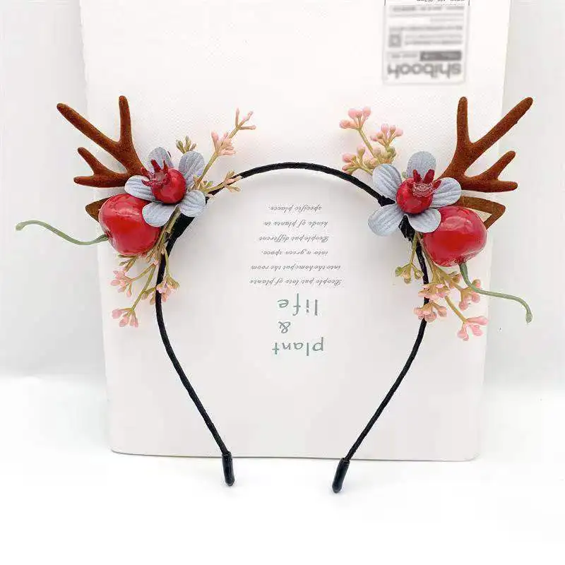 CHA20006 Antler Branch Headdress Christmas Cat ears Butterfly Branch children show cute fairy glow antler headband