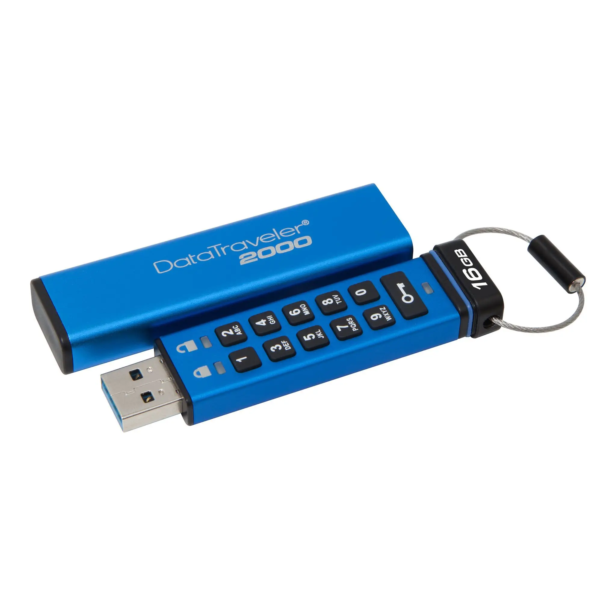 Kingston Secure Pendive PIN Lock Protection USB Flash Drive 16GB 32GB 64GB