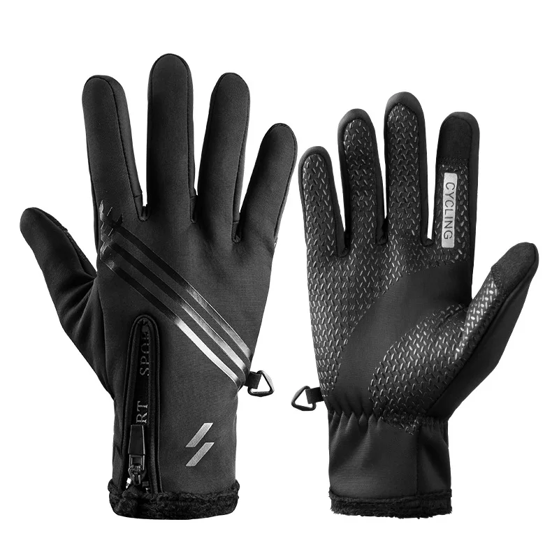 Winter Bicycle Riding Gloves shock Absorption MTB Mountain Road Cycling Gloves For Men And Women Touch Screen Bike Gloves BA068