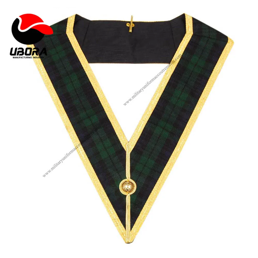 Воротник с металлической цепочкой Masonic Regalia kt рыцари темплар черная