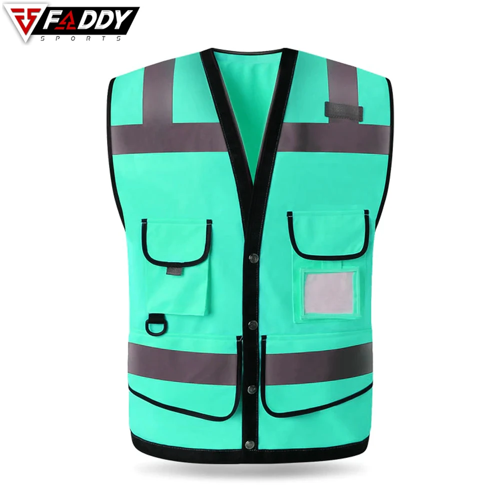 
High Visibility & High Quality Safety Reflective Vests Wholesale Custom Quality Orange Traffic Vests 