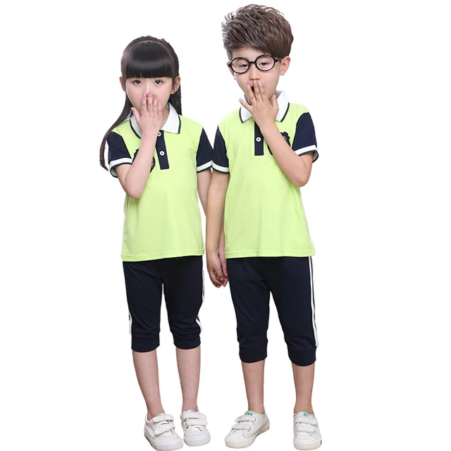 Girl boy child school uniforms