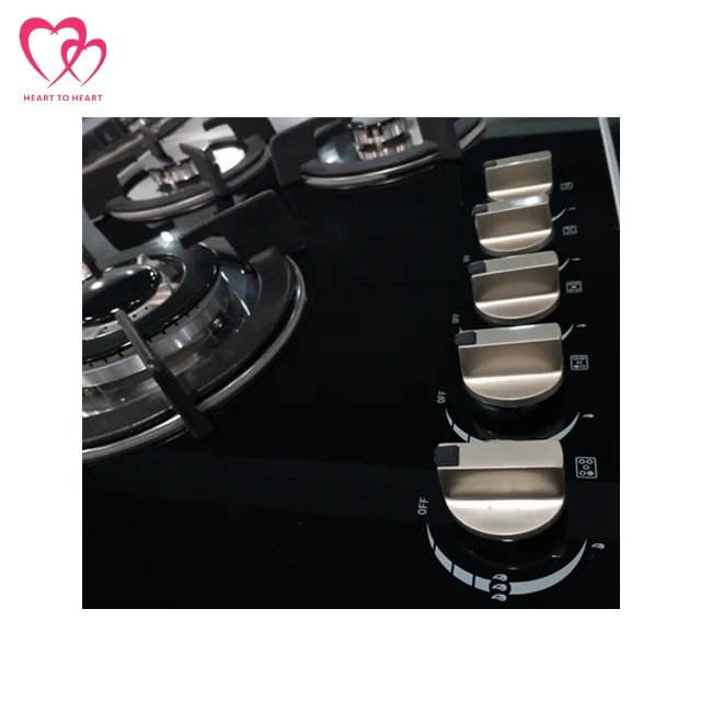 CE Certification Stainless Steel Gas Hob 5 Burner Built-in Gas Cooker Gas Cooktop