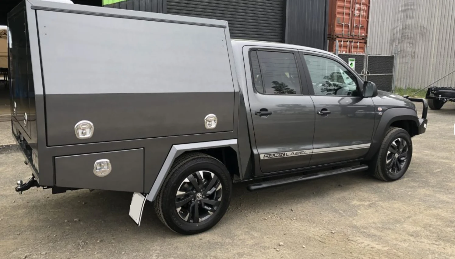 Heavy Duty Service Truck Box Transport Tray with Equipment Rack