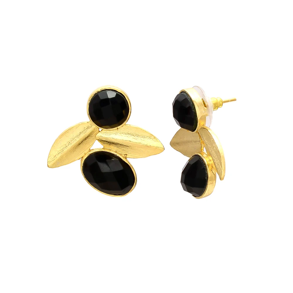 С черным ониксом в драгоценный камень 925 стерлингового серебра свадебные серьги серебряные Подарок на