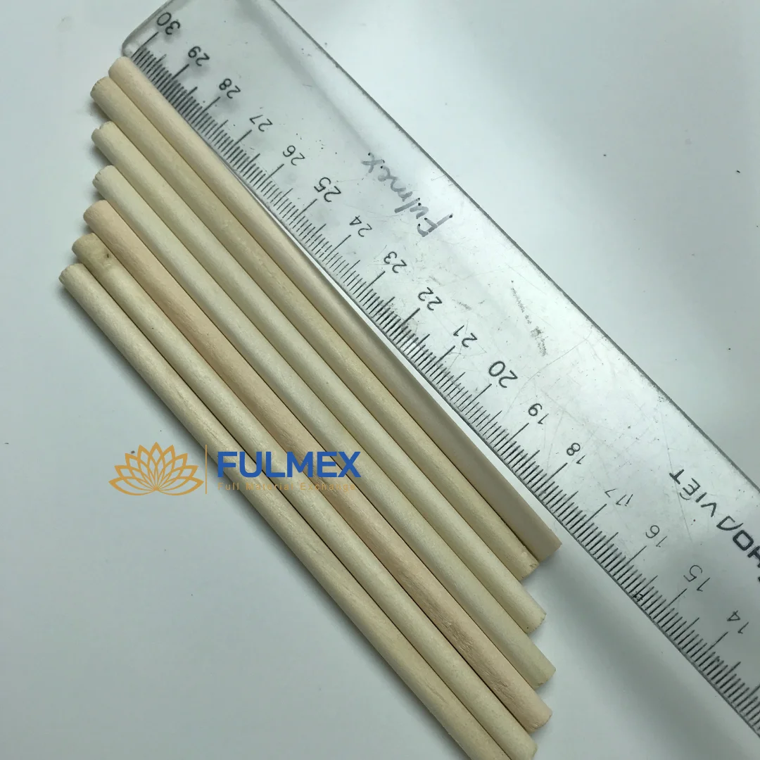 Оптовая продажа из Вьетнама круглые деревянные палочки упаковочная машина для мороженого высококачественные гладкие яркие и полированные