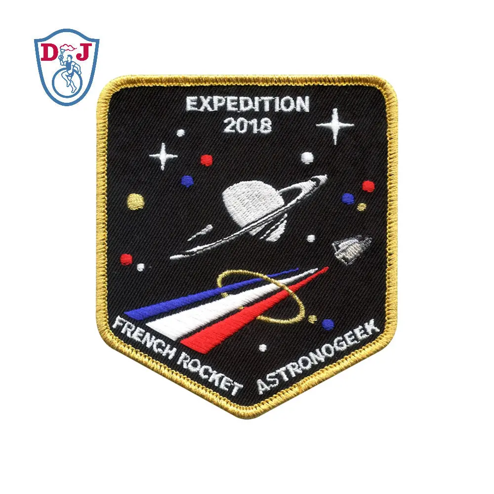 Embroidery Badge Custom Emblem crest Embroidered Patches Garment Accessory