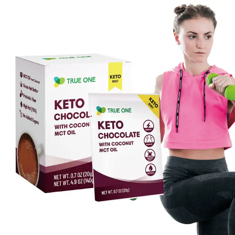 Instant zero sugar hot fat burn hot chocolate drink keto powder